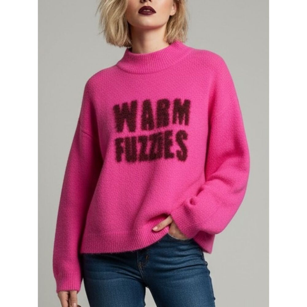 A New Day 'WARM FUZZIES' Hot Pink Sweater